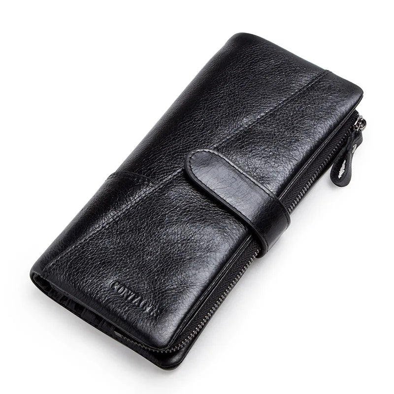 Porte Carte Zippé Femme｜La Casa Du Cuir Noir