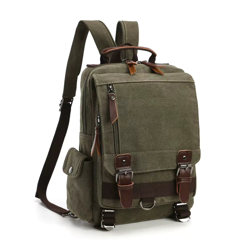 Sac à Dos Morgan | La Casa du Cuir Vert / Toile + Cuir PU sac à dos
