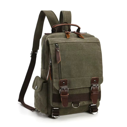Sac à Dos Morgan | La Casa du Cuir Vert / Toile + Cuir PU sac à dos