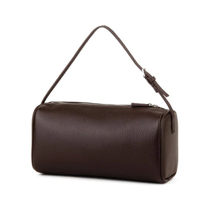 Petit Sac Baguette en Cuir Femme Roselaine | Chic Chocolat / Cuir Véritable