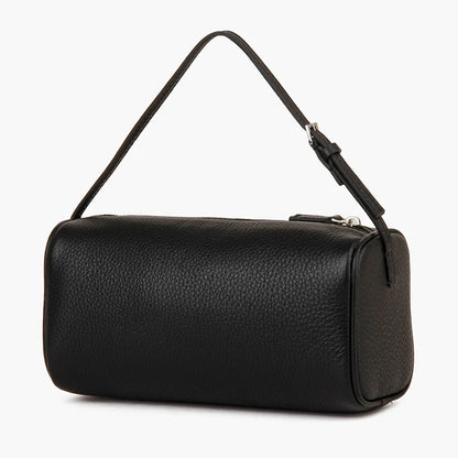 Petit Sac Baguette en Cuir Femme Roselaine | Chic Noir / Cuir Véritable
