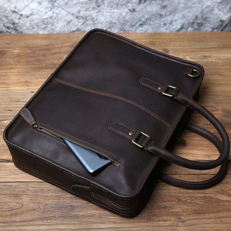 Sac Ordinateur Homme Cuir Basile, sac à ordinateur homme
