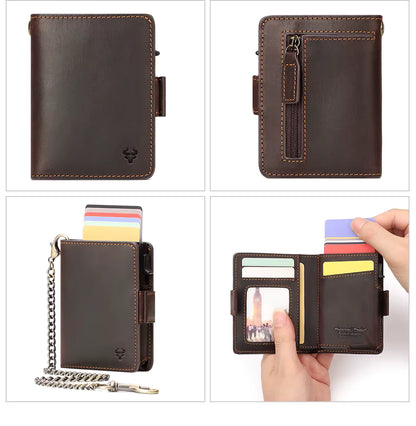 Porte Carte et Porte Monnaie Homme Alex｜La Casa Du Cuir