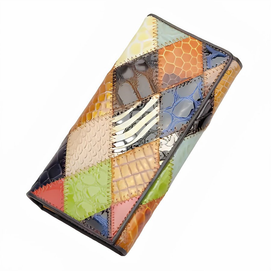 Portefeuille Colorée｜La Casa Du Cuir Multi Couleur / Cuir