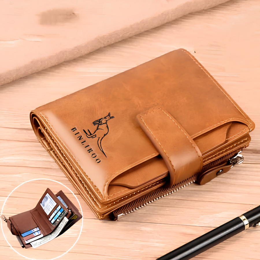 Portefeuille Cuir Homme Marron｜La Casa Du Cuir Kaki / Cuir (PU)