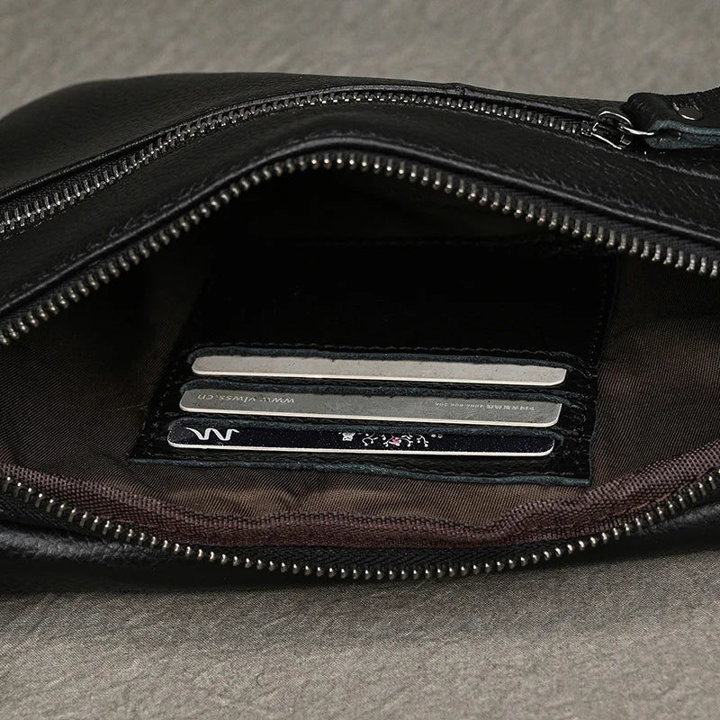 Sac Poitrine Homme en Cuir — Valentin