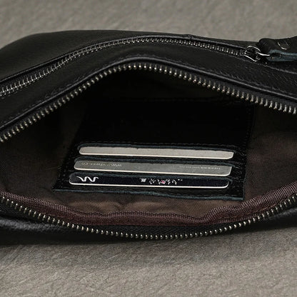 Sac Poitrine Homme en Cuir — Valentin
