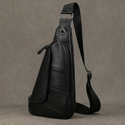 Sac Poitrine Homme en Cuir — Valentin