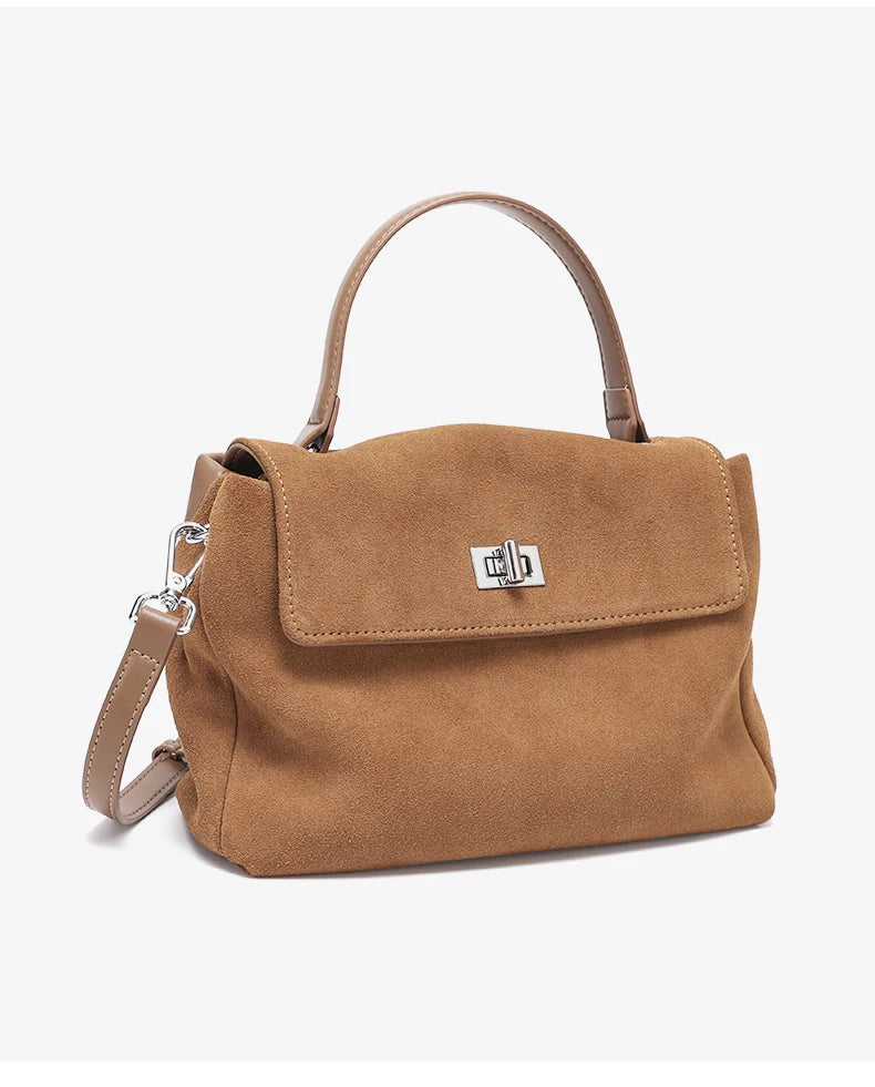 Sac Bandoulière en Daim Femme Apolline