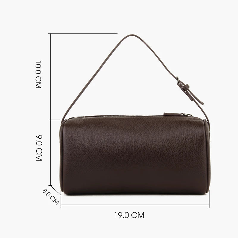 Petit Sac Baguette en Cuir Femme Roselaine | Chic