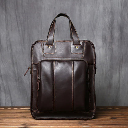 Sac à Main Homme Cuir Nolan | La Casa du Cuir Café / Cuir / Homme sac à main