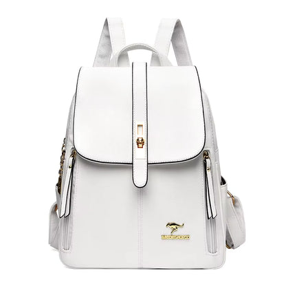 Sac à Dos Blanc | La Casa du Cuir Blanc / Cuir Vegan sac à dos