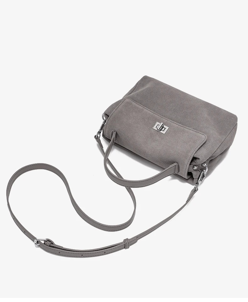 Sac Bandoulière en Daim Femme Apolline
