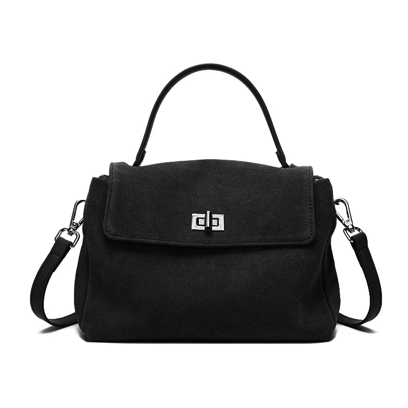 Sac Bandoulière en Daim Femme Apolline