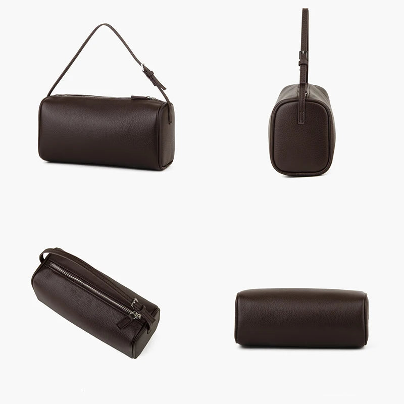 Petit Sac Baguette en Cuir Femme Roselaine | Chic