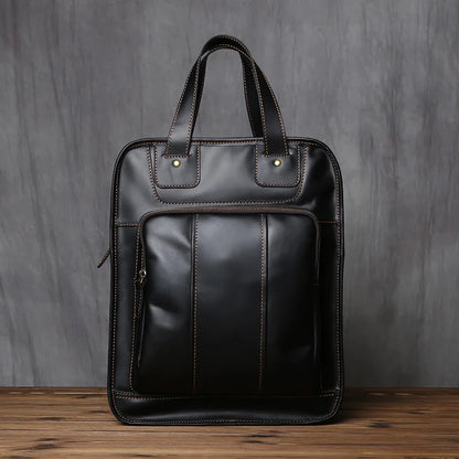 Sac à Main Homme Cuir Nolan | La Casa du Cuir Noir / Cuir / Homme sac à main