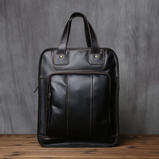 Sac à Main Homme Cuir Nolan | La Casa du Cuir Noir / Cuir / Homme sac à main