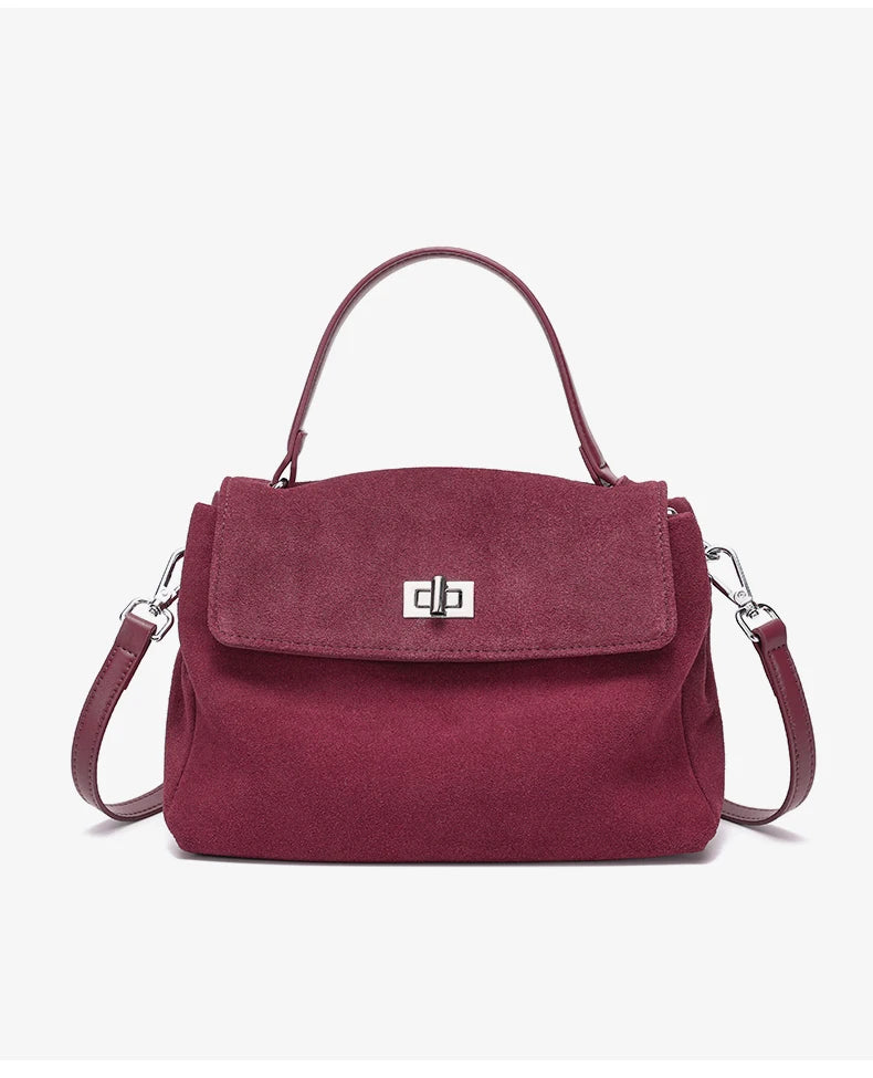 Sac Bandoulière en Daim Femme Apolline