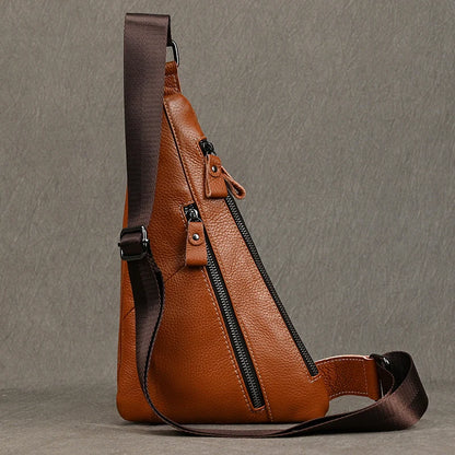 Sac Poitrine Homme en Cuir — Valentin