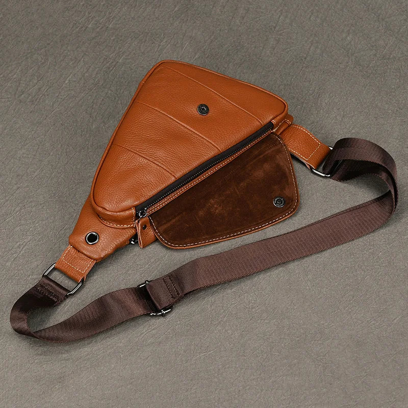 Sac Poitrine Homme en Cuir — Valentin