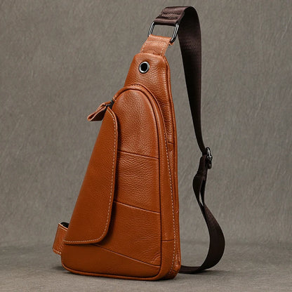 Sac Poitrine Homme en Cuir — Valentin