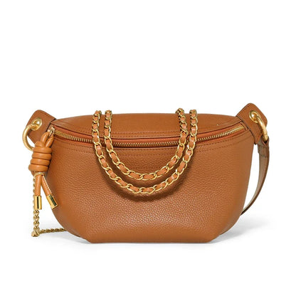 Sac Banane Cuir Femme Angelina | La Casa du Cuir Marron / Cuir Veritablé Sacs banane