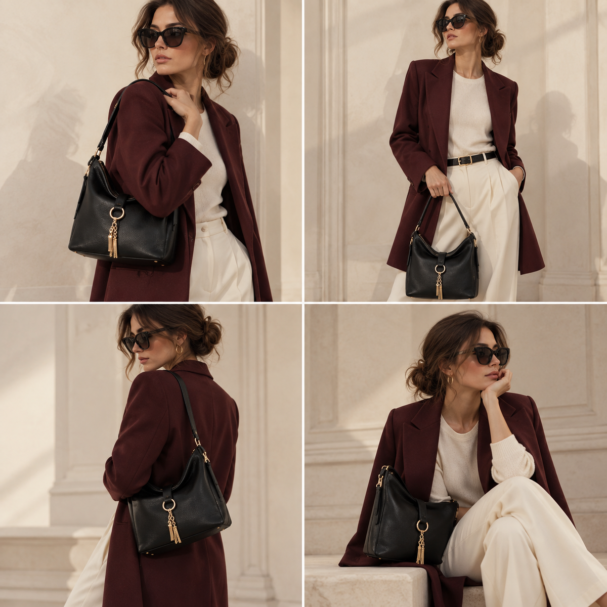 Sac Besace en Cuir pour Femme | La Casa du Cuir sac à main