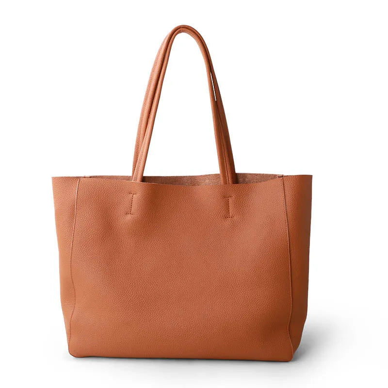 Sac Cabas Cuir Alba | La Casa du Cuir Marron / Cuir Sac Cabas