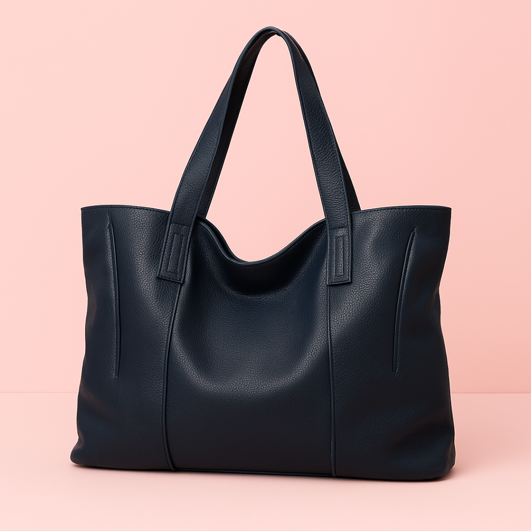 sac de cours tendance 2025, Grand sac cabas en cuir camel avec dimensions, idéal pour ordinateur portable - sac cabas avec fermeture éclair - sac cabas xxl grande contenance - sac cours cuir, sac cabas bleu marine, Sac cuir cabas femme