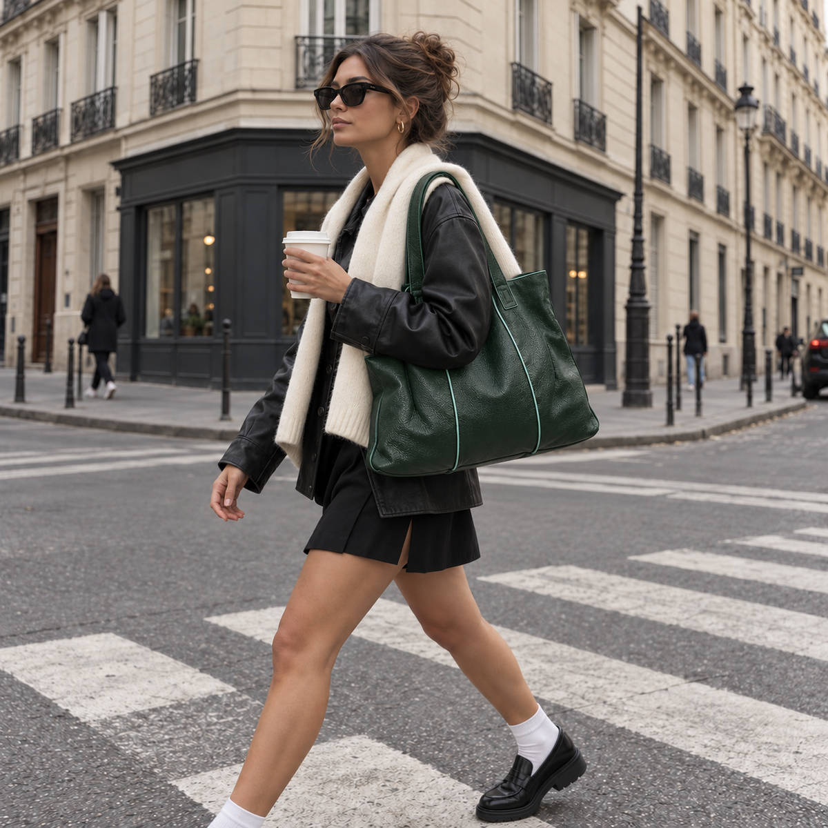 Sac Cabas Cuir Souple Femme – Grand Format et Couleurs Tendance Sac Cuir Femme