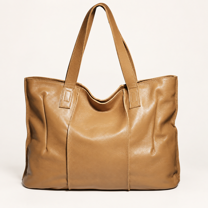 Sac Cabas Cuir Souple Femme – Grand Format et Couleurs Tendance Khaki / Cuir Véritable Sac Cuir Femme