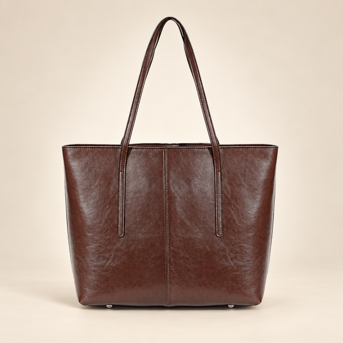 Sac Cabas Ordinateur Femme en Cuir | La Casa du Cuir Café / Cuir Véritable Sac Cabas