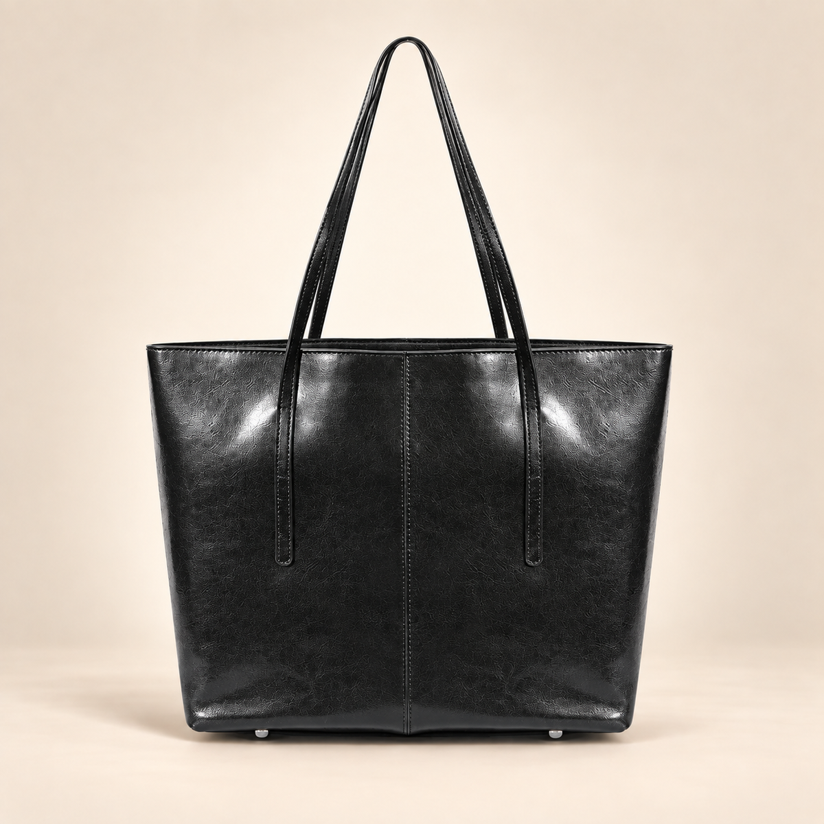 Sac Cabas Ordinateur Femme en Cuir | La Casa du Cuir Noir / Cuir Véritable Sac Cabas