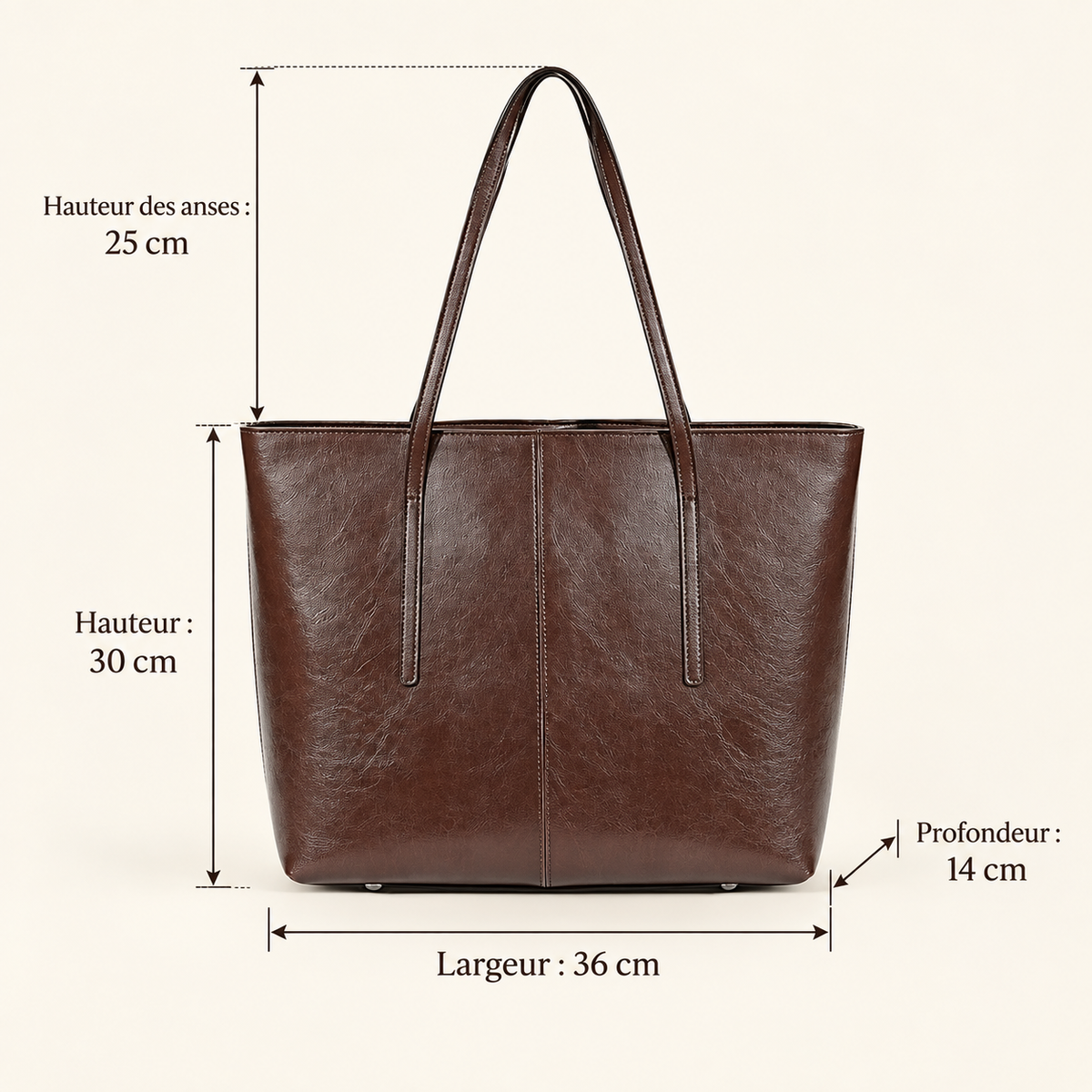 Sac Cabas Ordinateur Femme en Cuir | La Casa du Cuir Sac Cabas