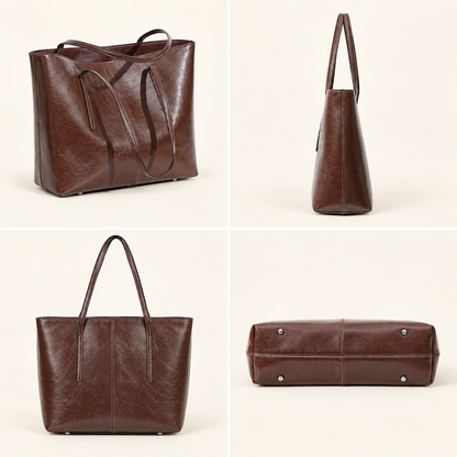 Sac Cabas Ordinateur Femme en Cuir | La Casa du Cuir Sac Cabas