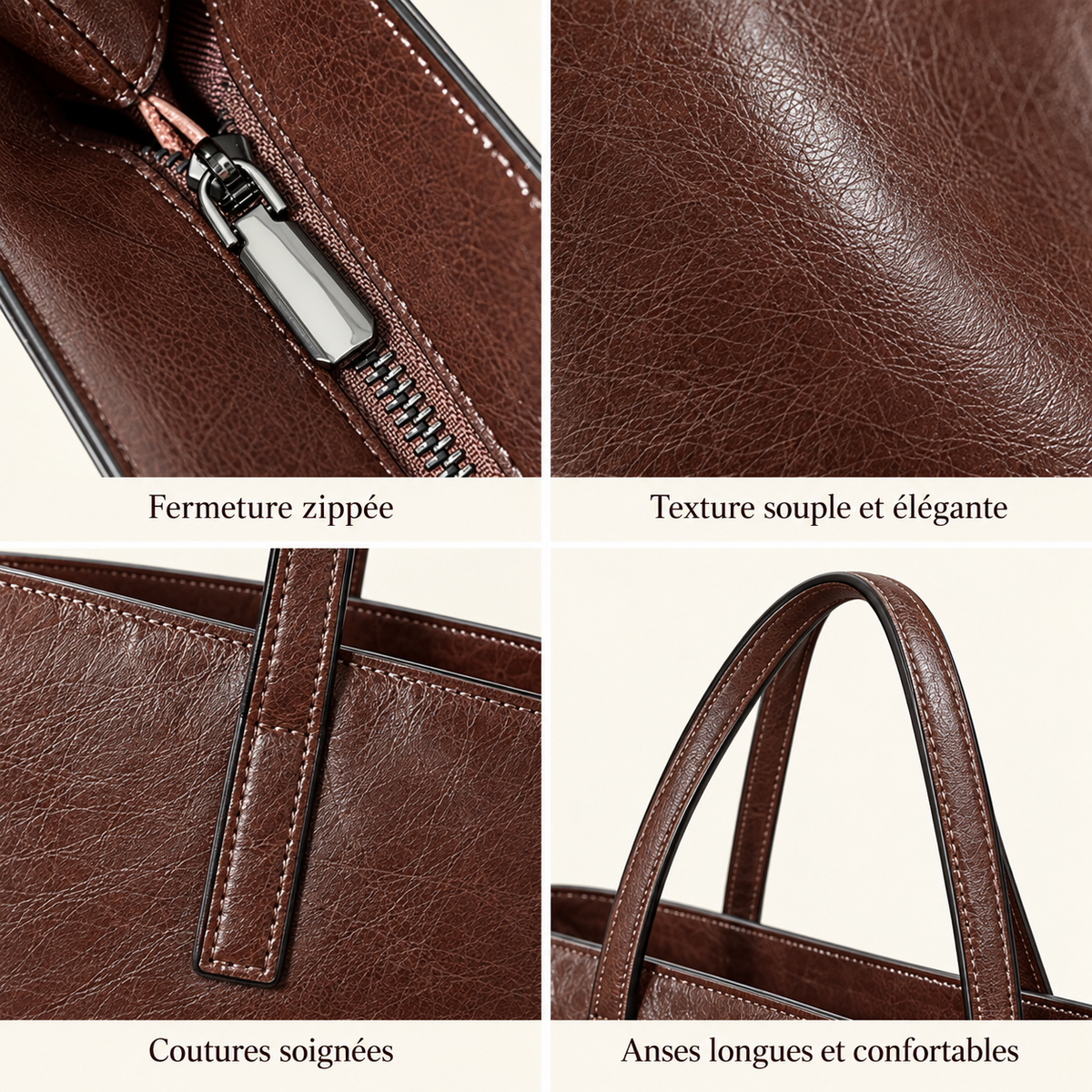 Sac Cabas Ordinateur Femme en Cuir | La Casa du Cuir Sac Cabas