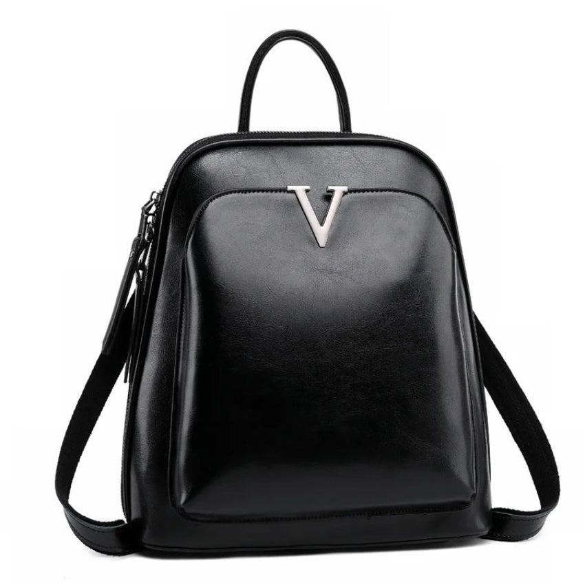 Sac à Dos Cuir Femme Alba | La Casa du Cuir Noir / Cuir Verni Sacs à dos