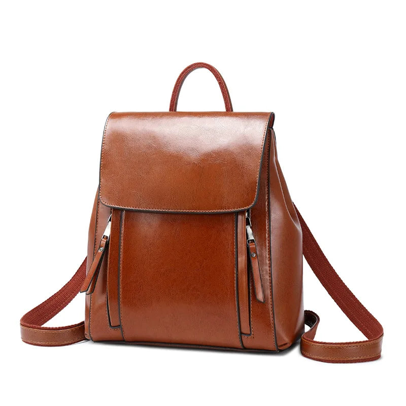 Sac à Dos Cuir Femme Anastasia | La Casa du Cuir Marron Clair / Cuir sac à dos