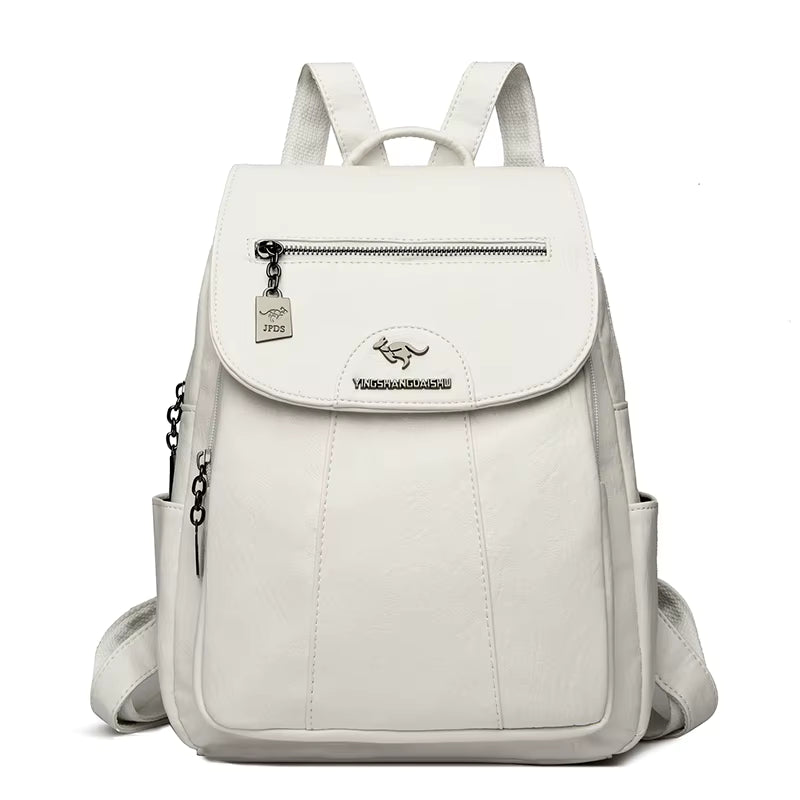 Sac à Dos Cuir Femme Silvy | La Casa du Cuir Blanc / Cuir PU sac à dos