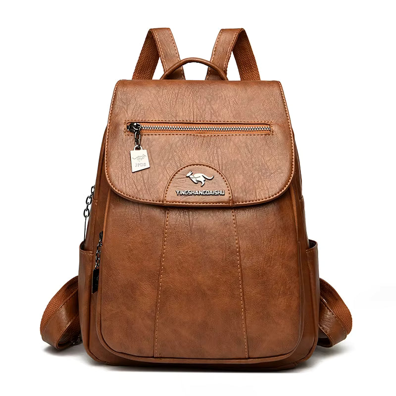 Sac à Dos Cuir Femme Silvy | La Casa du Cuir Marron / Cuir PU sac à dos