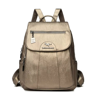 Sac à Dos Cuir Femme Silvy | La Casa du Cuir Or / Cuir PU sac à dos