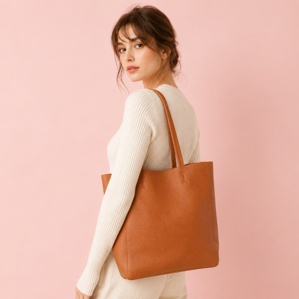Sac Tote Bag Cuir Nubia – Élégant, souple et pratique Sac Cabas