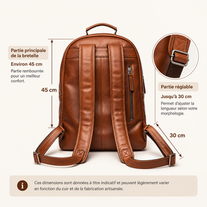 Sac à Dos Cuir Homme Hugo | La Casa du Cuir Sac