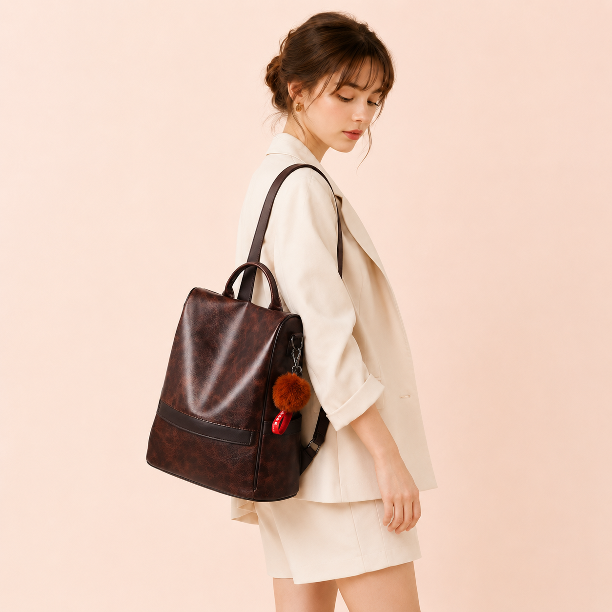 Sac à Dos Femme Tendance Caroline | La Casa du Cuir sac à dos