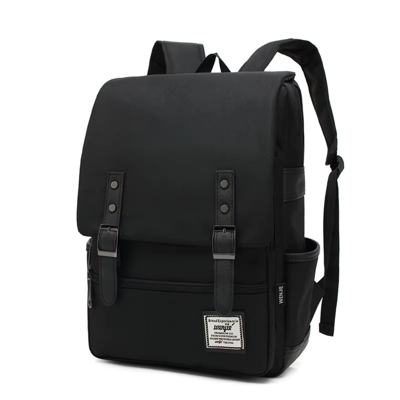 Sac a Dos Ordinateur Portable Charlie | La Casa du Cuir Full Noir / 16 Pouce / 29x43x13.5cm