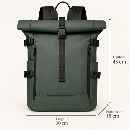 Sac à Dos Roll Top Homme Ordinateur 16 Pouces – Antoine