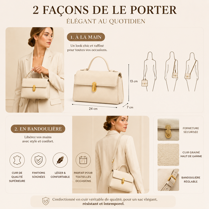 Sac à Main Femme Cuir Élégant Éléonore