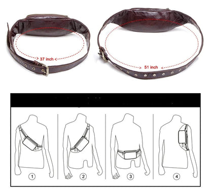 Sacoche Homme Banane | La Casa du Cuir Sac Banane