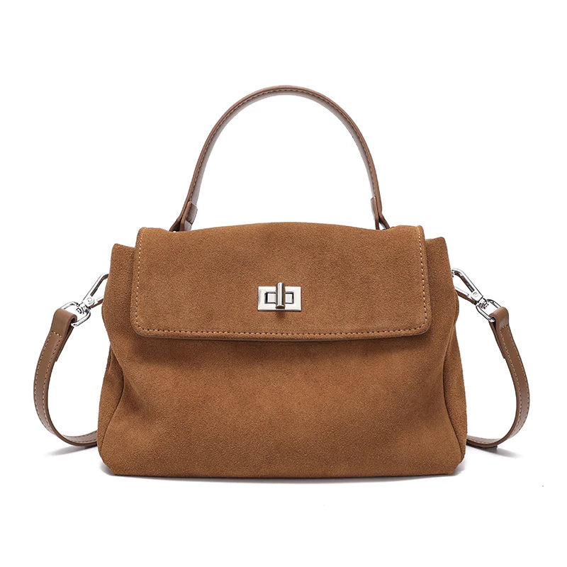 Sac Bandoulière en Daim Femme Apolline