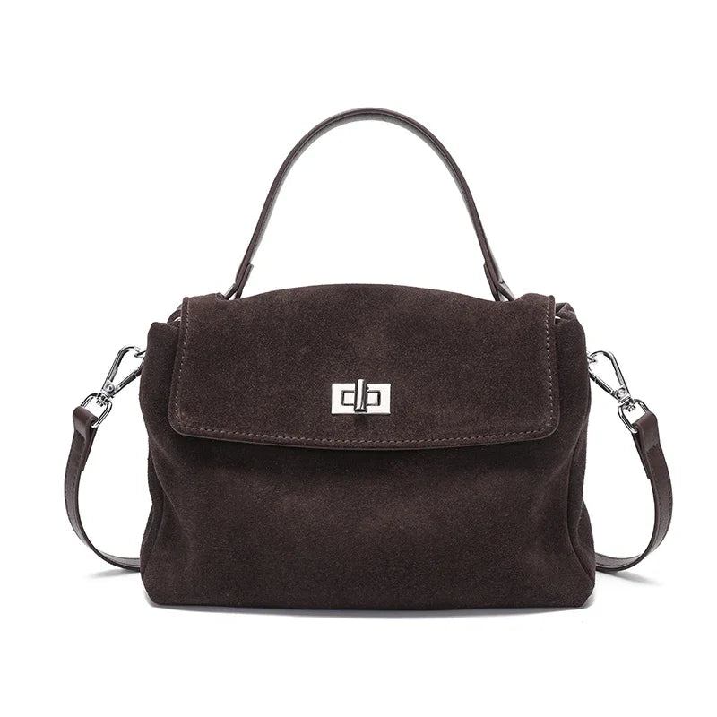 Sac Bandoulière en Daim Femme Apolline